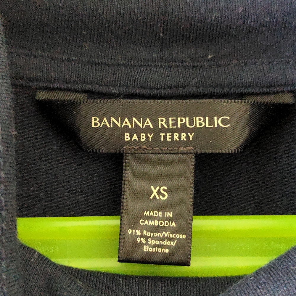 Banana Republic baby terry chevron pullover - Picture 2 of 2